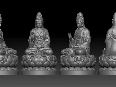 Guanyin   3D print model
