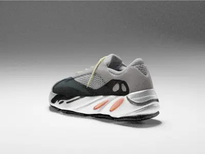 3d  adidas Yeezy Boost 700 shoes Free 3D print model