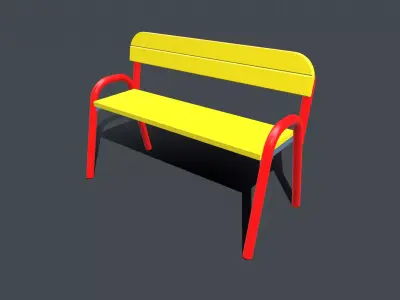 Bench Free 3D model