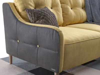 Jenson armchair and sofa 3D model