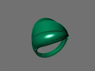 Women Ring Plain Ring Ready STL 3DM Models Womens Rings 3D print model 42