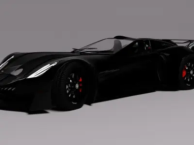 MAD b14 sport car 3D model