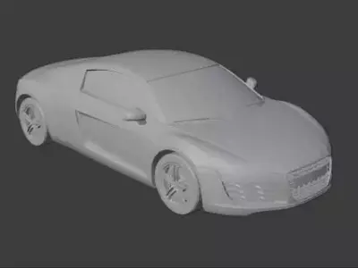 3d car audi 3D print model