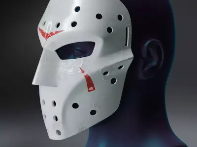 Jason Voorhees Hockey Mask  3D print model