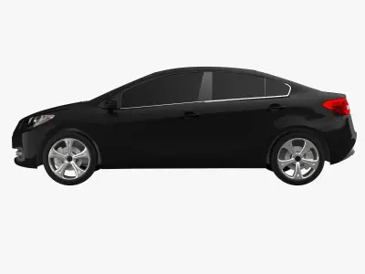 Sedan 2 car 3D model