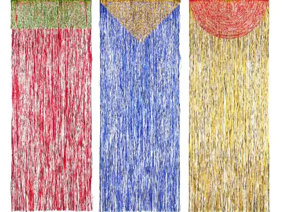 New Year Rain 3D model