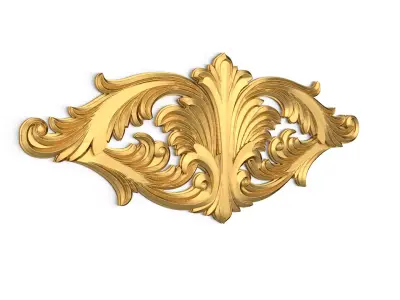 carved classic decorative ornament cnc 3d printing stl 43 3D model