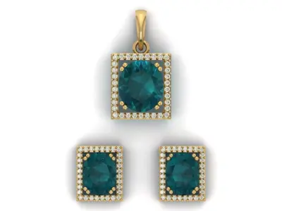 Pendant Set 3D print model buy