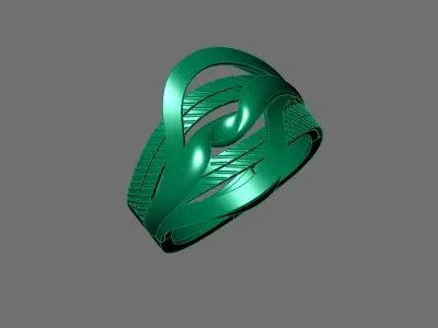 Plain Ring Women Ready STL 3DM Models Womens Rings 3D models 3D print model 7