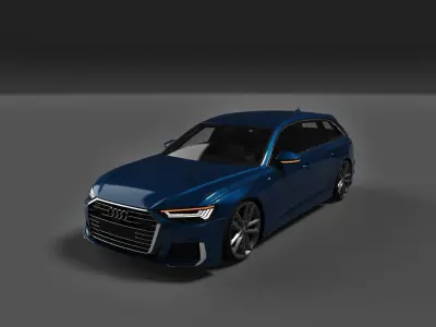 Audi A6 2019 3D model