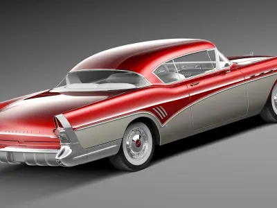 Buick Roadmaster 1957 3D model