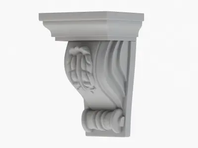 Scroll Corbel 29 3D model