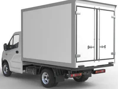 Gazelle Next lorry lowpoly Low-poly 3D model