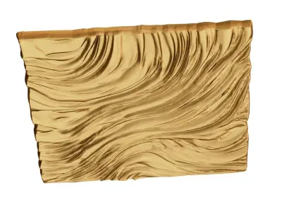 decor set wall panel relief mural CNC 13 3D print model