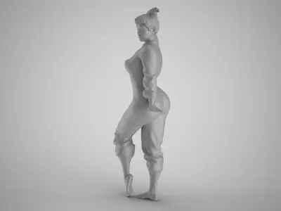 Woman in the Mirror 4 3D print model