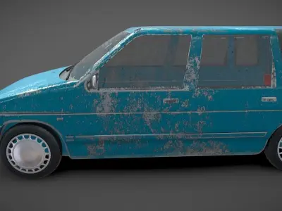 TICO car Low-poly 3D model