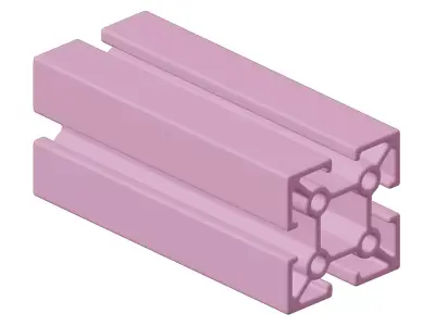 Plastic Premium Square Profile Toy 3D model