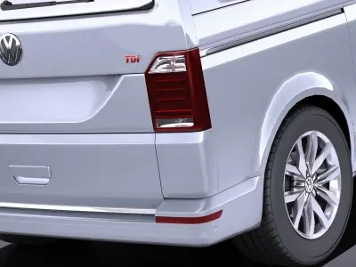 Volkswagen Transporter Multivan T6 2016 VRAY 3D model