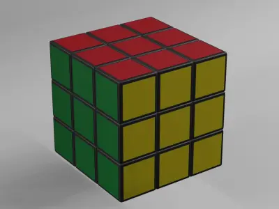 Rubiks Cube 3D model
