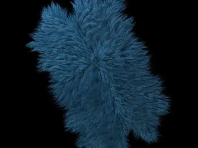 Skin longhair 3D model