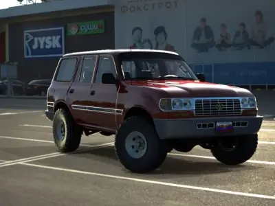 TOYOTA AUTANA SERIE 80 3D model