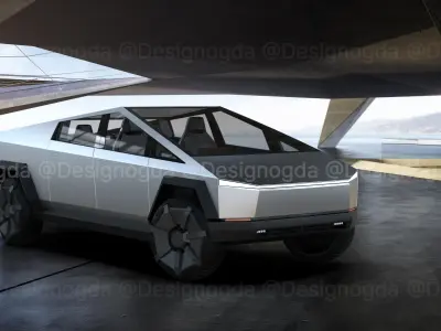 Tesla Cybertruck Wheel 3D model 3D model