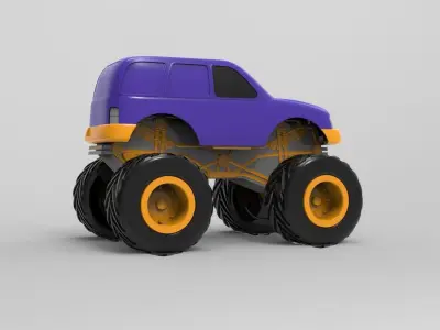Monster truck 3D model