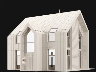 Modern house 06 3D model