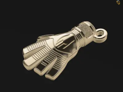 Goalkeeper Glove pendant 3D print model