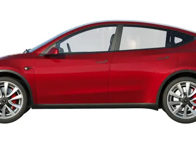 Tesla model Y 2020 3D model from CGTrader