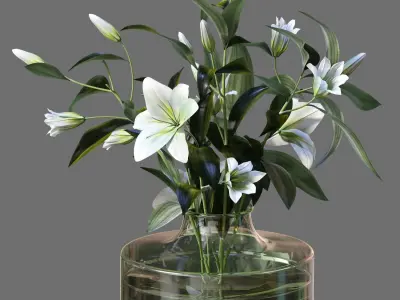 Decorative set 005 3D model