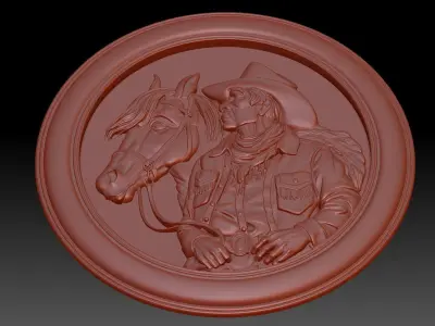 Cowboy 3D print model
