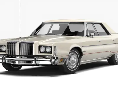 Chrysler New Yorker Brougham Sedan 1977 3D model