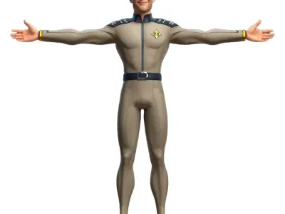 Heroic Spacer Model Pack Low-poly 3D model