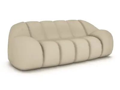3D sofa garden 3d Low-poly 3D model