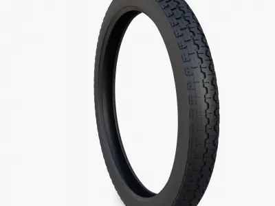 Moped tire 3D model