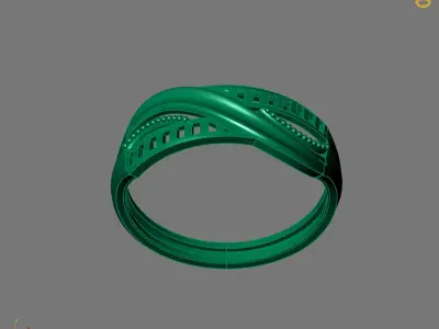 Women Plain Ring Ready STL 3DM Models Womens Rings 3D models 3D print model