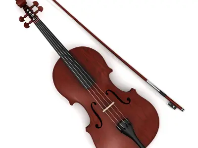 Violin 3D model