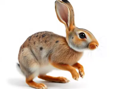 Spotted Hare Wildlife model pack Low-poly 3D model