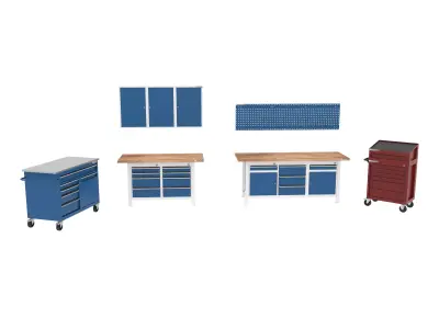 Car Workshop 2 - Jordan 3D model