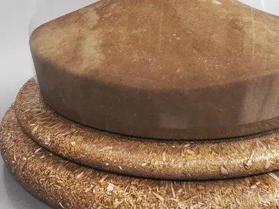 Hourglass 04 Low-poly 3D model