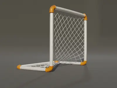 Soccer-Football Goal - Pack Low-poly 3D model
