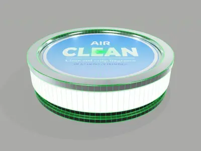 Car Air Fresheners - Clean Air 3D model