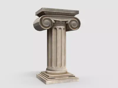 Pillar01 Low-poly 3D model