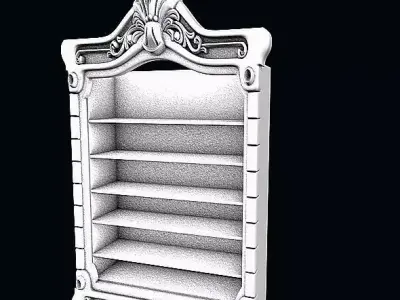 Books Cabinet 3D model