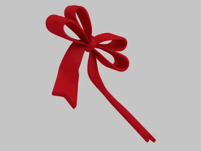 Xmas ribbon 3D model
