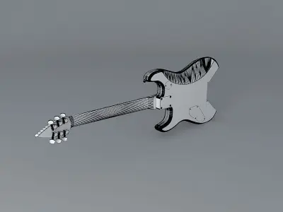 Classic guitar Free 3D model