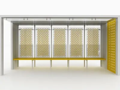 BUS STATION 10 3D model