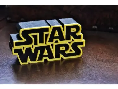 Star Wars Logo 3D print model