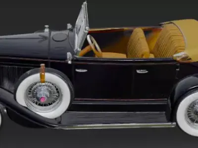 Antique car 3d model for blender and any other software 3D model